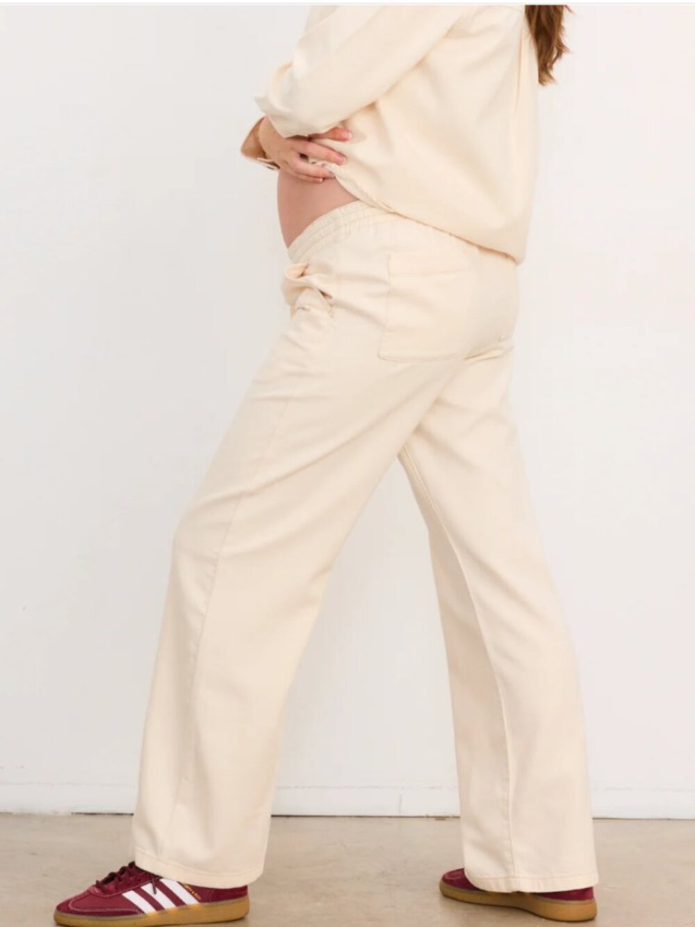 Hatch Drapey Denim Wide Leg Pant